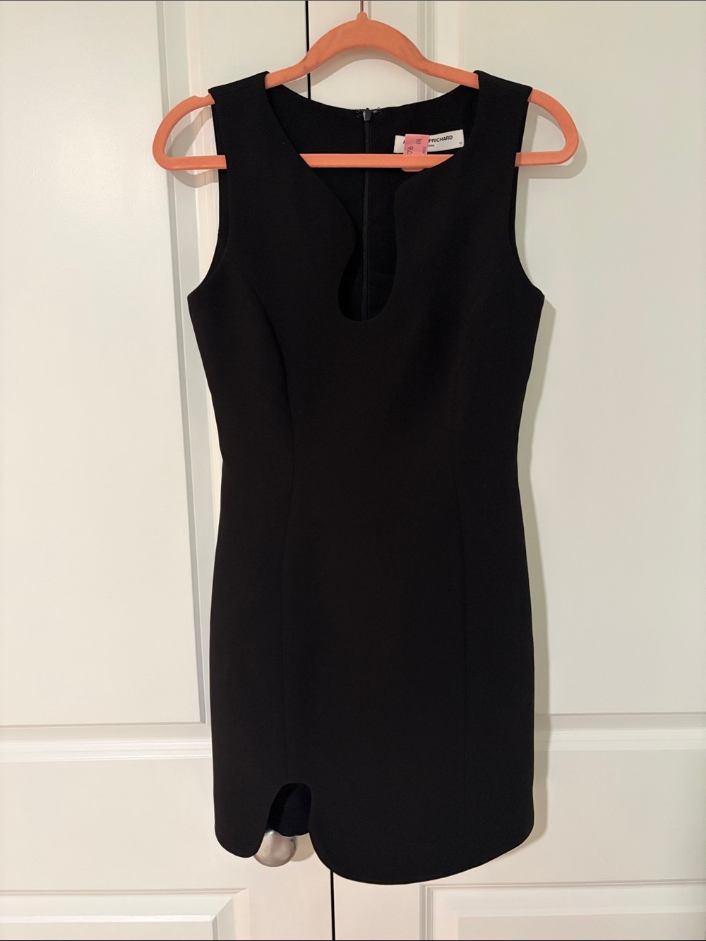 Amanda Uprichard Puzzle Mini Dress Black XS - Picture 2 of 4